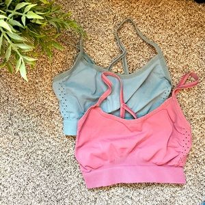 Bao Bei Maternity Bralettes - Blush Pink and Seaform Green